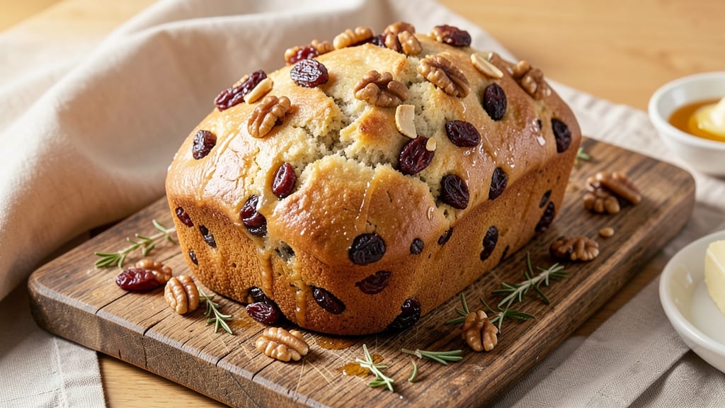 Artisan Raisin Walnut Bread Recipe: Sweet Nutty Swirls With Crusty Crown