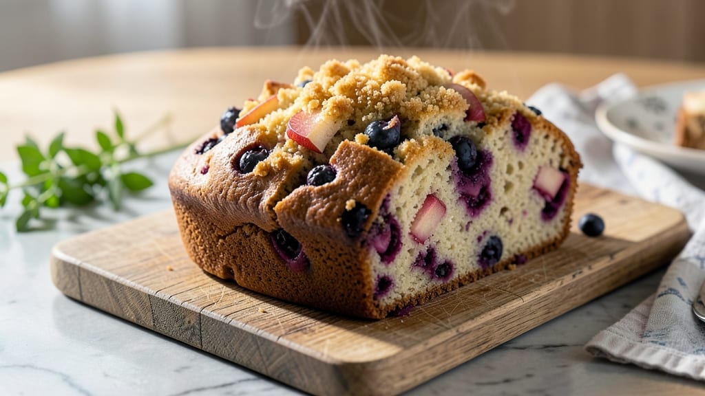 Apple Blueberry Bread Recipe: Buttery Swirls and Juicy Fruit Bursts