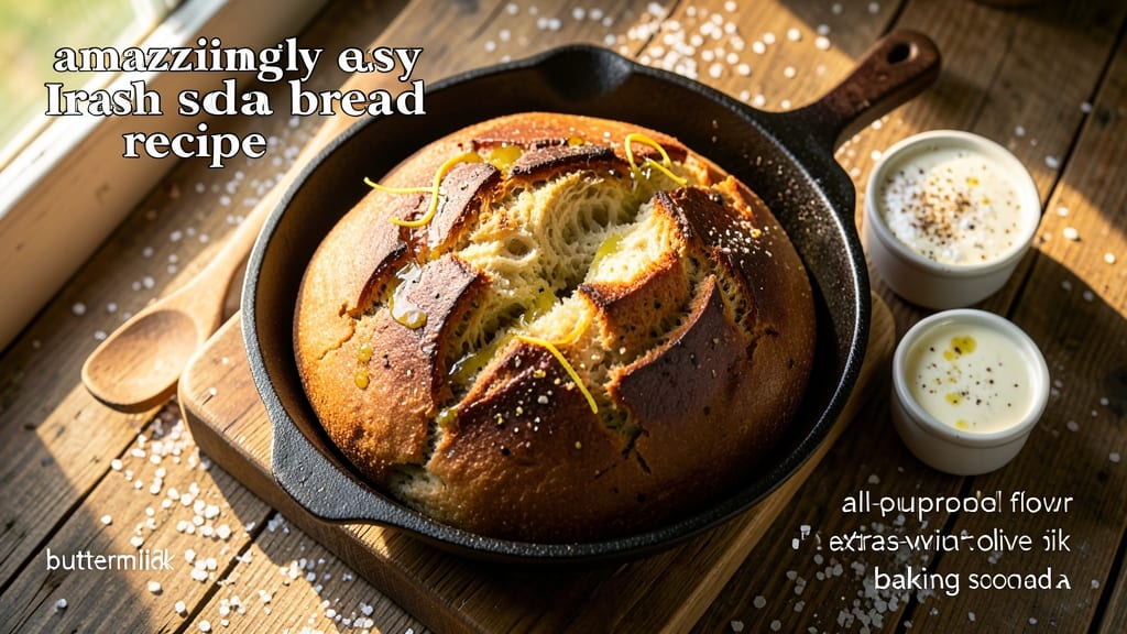 Amazingly Easy Irish Soda Bread Recipe: Buttermilk Magic With No-Knead Simplicity