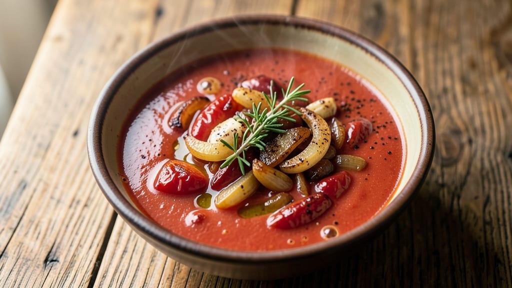 Atlanta Bread Company Tomato Soup Recipe: Smoky Roasted Tomato Depth With Herbed Breadsticks
