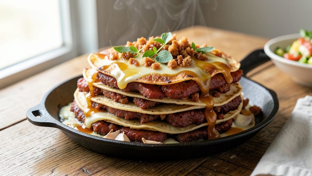 Baco Bread Recipe: Crispy Tortilla Layers With Smoky Cheese Pull