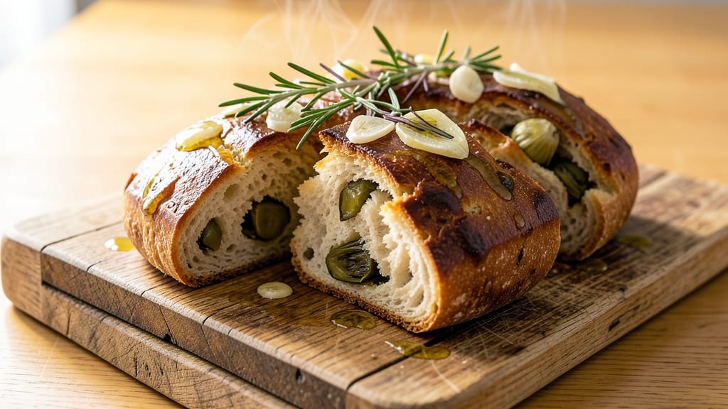 Arcangeli Artichoke Bread Recipe: Herbed Olive Oil Loaf With Tangy Bite