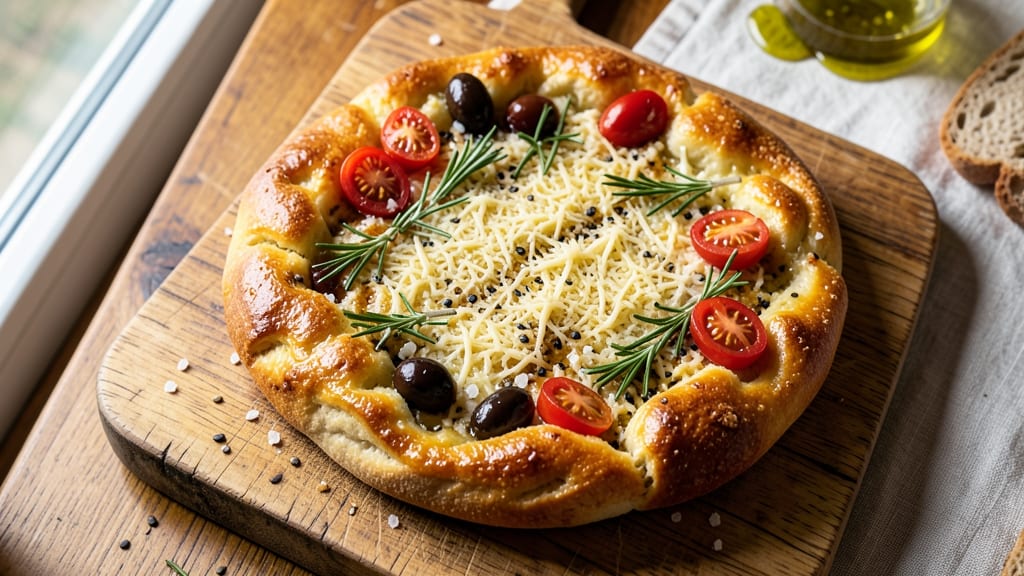 Asiago Focaccia Bread Recipe: Cheesy Pull-Apart Crust With Olive Oil Magic