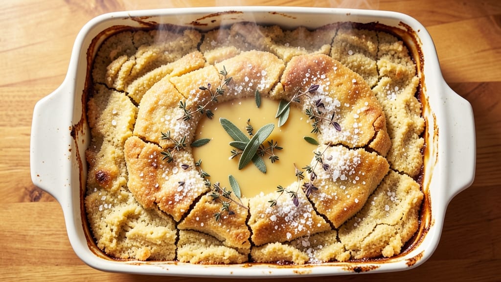 Amish Bread Dressing Recipe: Warm Spice Swirls With Crusty Cornbread Bites