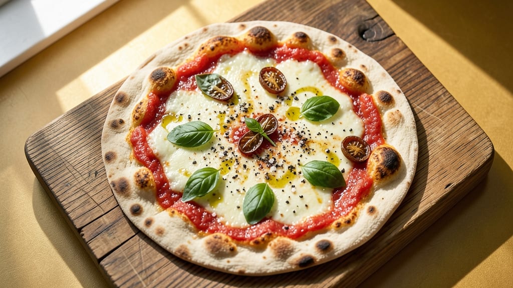 Artisan Flatbread Pizza Recipe: Charred Edges and Stretchy, Chewy Crust Magic