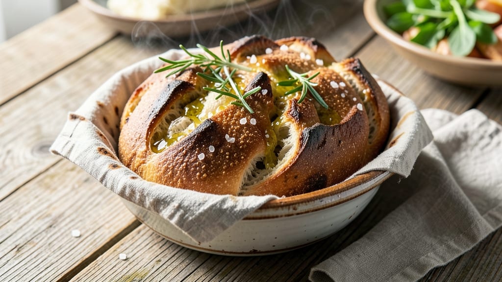 Authentic Tuscan Bread Recipe: Rustic Olive Oil Crust With Herby Crumb