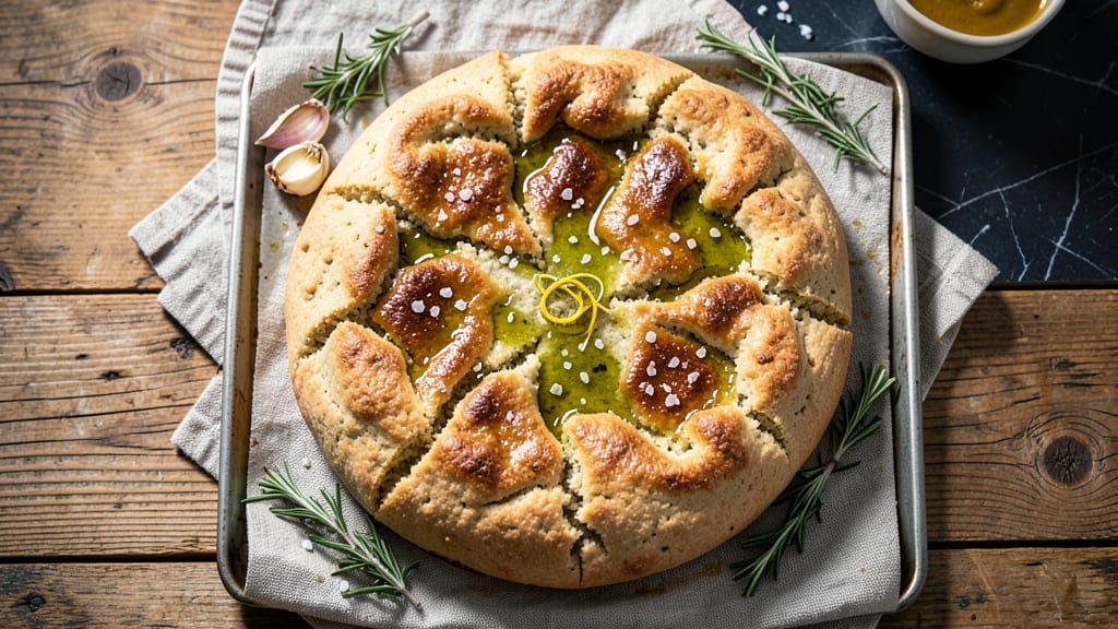 Almond Flour Focaccia Bread Recipe: Nutty Crust With Pillowy Softness Inside