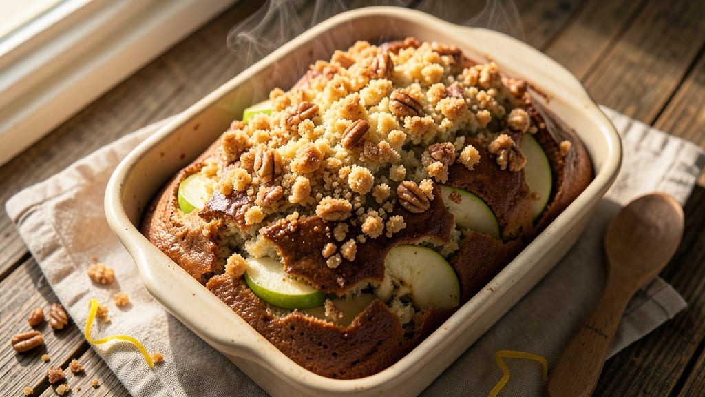 Apple Bread Recipe With Streusel Topping: Buttery Swirls and Crunchy Crown in One Bake