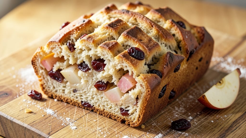 Apple Raisin Bread Machine Recipe: Sweet Streusel Swirls and Crusty Crown