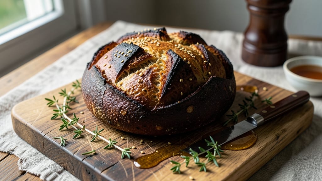 Authentic German Rye Bread Recipe: Dark Malt Crust With Tangy Seeds