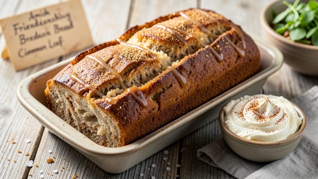 Amish Friendship Bread Cinnamon Loaf Recipe: Warm Spice Swirls and Buttery Crust Harmony