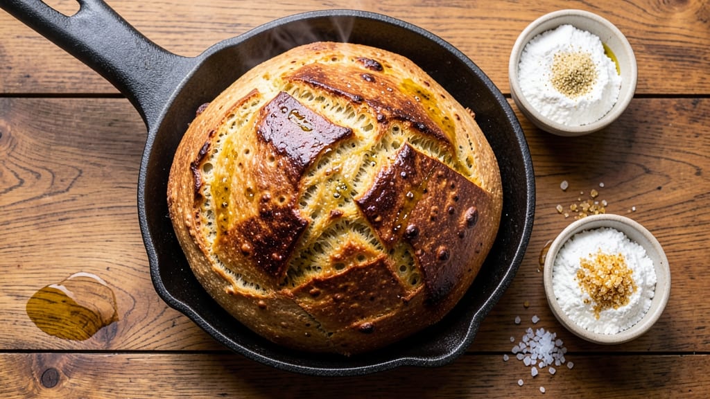 Active Dry Yeast No-Knead Bread Recipe: Pillowy Soft Crust From Minimal Effort